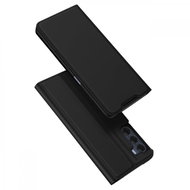 DUX DUCIS Skin Pro knížkové kožené pouzdro na Motorola Moto G200 5G / Edge S30, černé - Phone Case