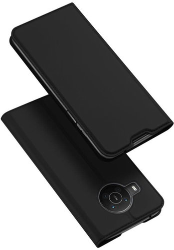 DUX DUCIS Skin Pro knížkové kožené pouzdro na Nokia X20 / X10, černé - Phone Case - Main image