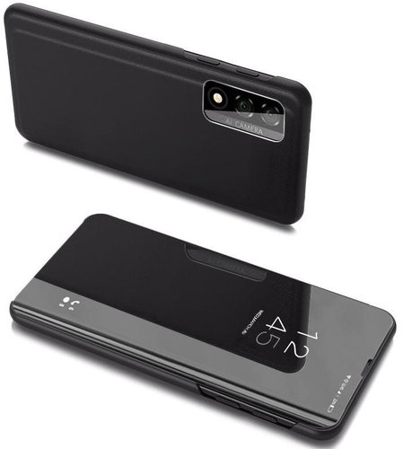 MG Clear View knížkové pouzdro na Realme 7 Pro, černé - Phone Case - Main image