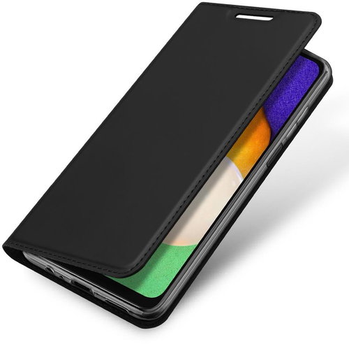 DUX DUCIS Skin Pro knížkové kožené pouzdro na Samsung Galaxy A13 5G, černé - Phone Case - Main image