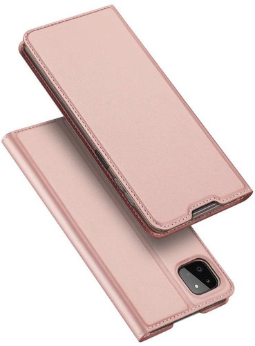 Dux Ducis Skin Pro knížkové kožené pouzdro na Samsung Galaxy A22 5G, růžové - Phone Case - Main image