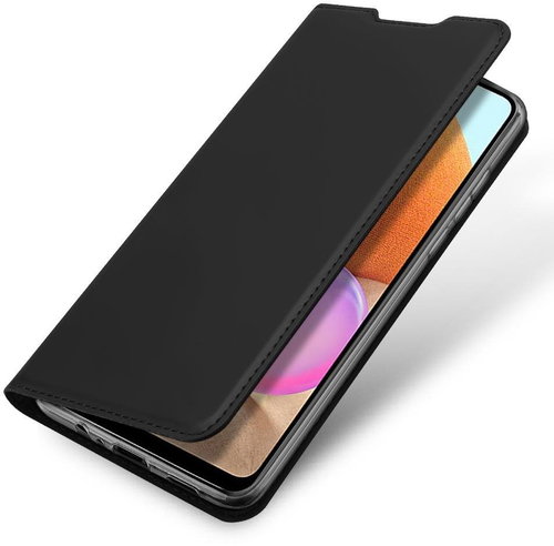 DUX DUCIS Skin Pro knížkové kožené pouzdro na Samsung Galaxy A32 4G, černé - Phone Case - Main image