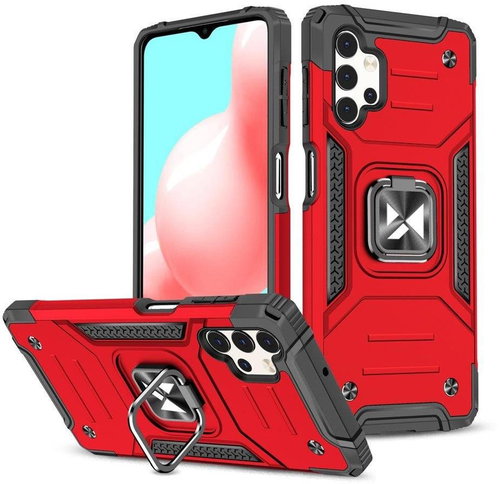 MG Ring Armor plastový kryt na Samsung Galaxy A33 5G, červený - Phone Cover - Main image