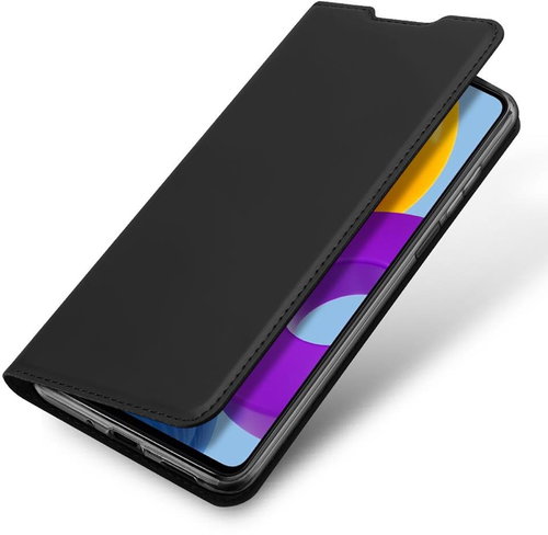 DUX DUCIS Skin Pro knížkové kožené pouzdro na Samsung Galaxy M52 5G, černé - Phone Case - Main image