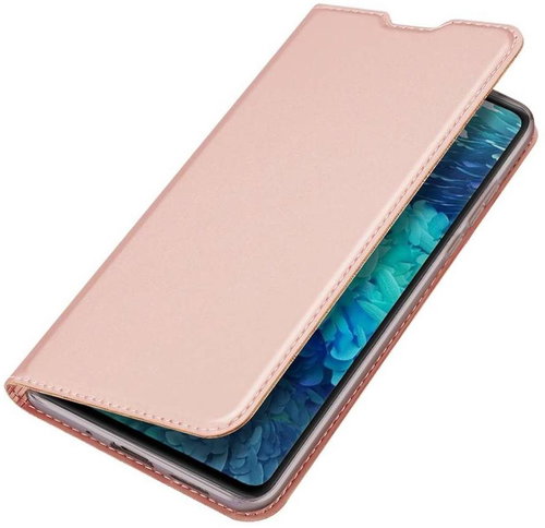 DUX DUCIS Skin Pro knížkové kožené pouzdro na Samsung Galaxy S20 FE, růžové - Phone Case - Main image