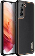 DUX DUCIS Yolo kožený kryt na Samsung Galaxy S21 5G, černý - Phone Cover