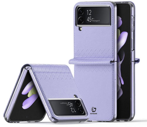 Dux Ducis Bril kožené pouzdro na Samsung Galaxy Z Flip 4, modré - Phone Case - Main image