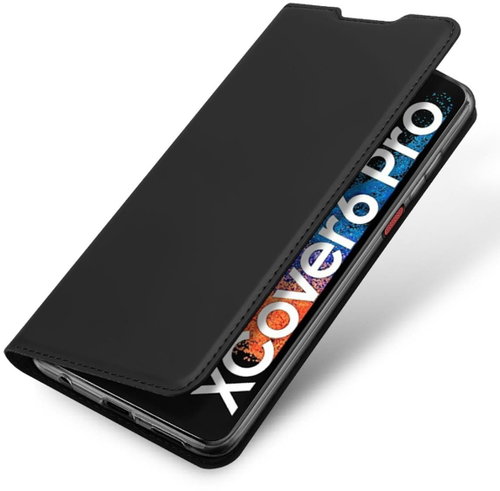 Dux Ducis Skin Pro knížkové kožené pouzdro na Samsung Galaxy Xcover 6 Pro, černé - Phone Case - Main image