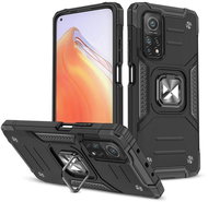 MG Ring Armor plastový kryt na Xiaomi Mi 11T Pro / Mi 11T, černý - Phone Cover