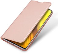 DUX DUCIS Skin Pro knížkové kožené pouzdro na Xiaomi Poco X3 NFC / X3 Pro, růžové - Phone Case
