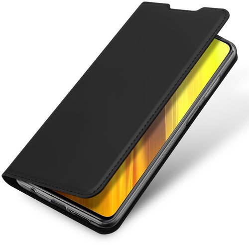 DUX DUCIS Skin Pro knížkové kožené pouzdro na Xiaomi Poco X3 NFC / X3 Pro, černé - Phone Case - Main image