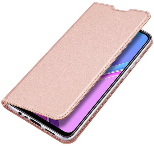 DUX DUCIS Skin Pro knížkové kožené pouzdro na Xiaomi Redmi 9, růžové - Phone Case - Main image
