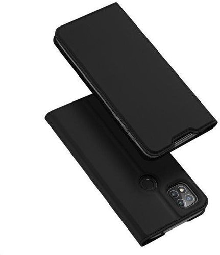 DUX DUCIS Skin Pro knížkové kožené pouzdro na Xiaomi Redmi 9C, černé - Phone Case - Main image