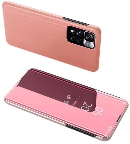 MG Clear View knížkové pouzdro na Xiaomi Redmi Note 11 / 11S, růžové - Phone Case - Main image