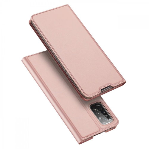 Dux Ducis Skin Pro knížkové kožené pouzdro na Xiaomi Redmi Note 11 Pro 4G/5G, růžové - Phone Case - Main image