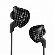 KZ ZST hybridní HiFi sluchátka do uší, černé - Headphones