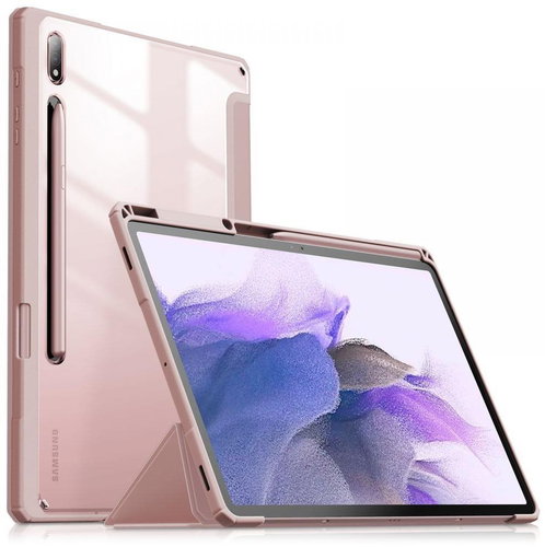 Infiland Crystal pouzdro na Samsung Galaxy Tab S7 FE 5G 12.4'', růžové - Tablet Case - Main image