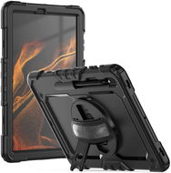 Tablet Case Tech-Protect Solid 360 kryt na Samsung Galaxy TAB S7 Plus / S8 Plus / S7 FE 12.4'', černý - Pouzdro na tablet