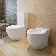 Toilet bowl and bidet, white ceramic 270059 - Bidet