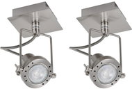 Spotlight 2 pcs Silver GU10 - Spot Lighting