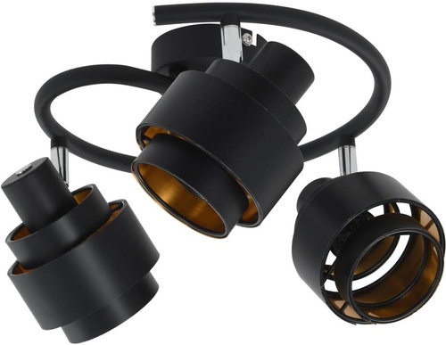 3-way Spotlight, Black E14 - Spot Lighting - Main image