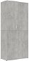 Shoe rack concrete grey 80×39×178 cm chipboard 802862 - Shoe Rack