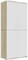 Botník bílý a dub sonoma 80×39×178 cm dřevotříska 802863 - Botník
