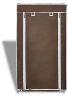 Látkový botník uzavierateľný 58 × 28 × 106 cm hnedý - Botník
