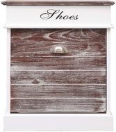 Shoe rack brown 50×28×58 cm wood pavlovnia - Shoe Rack