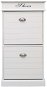 Shoe rack white 50×28×98 cm wood pavlovnia - Shoe Rack
