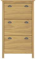 Shoe rack Hill Range honey brown 72x35x124 cm solid pine - Shoe Rack
