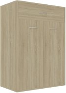 Shoe cabinet sonoma oak 60×35×84 cm chipboard - Shoe Rack