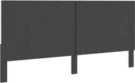 Headboard dark grey textile 200×200 cm - Bed