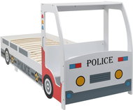 Children's Police Car Bed with Table 90×200cm 244012 - Bed