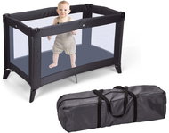 Home&Styling Folding cot with mattress dark grey 424350 - Travel Bed