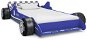 Children's bed in the shape of a racing car 90×200 cm blue - Bed