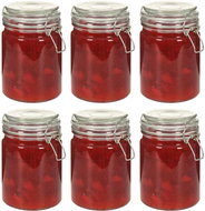 Food Jars with Lever Cap 6 pcs 750ml - Storage Jar