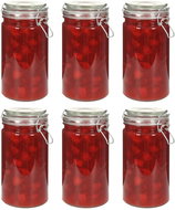 Food Jars with Lever Cap 6 pcs 1000ml - Storage Jar