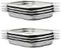 Gastro Containers 8 pcs GN 1/2 40mm Stainless-steel - Gastro Container