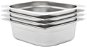 Gastro Containers 4 pcs GN 1/2 100mm Stainless-steel - Gastro Container