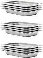Gastro Containers 12 pcs GN 1/3 40mm Stainless-steel - Gastro Container