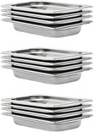 Gastro Containers 12 pcs GN 1/4 40mm Stainless-steel - Gastro Container
