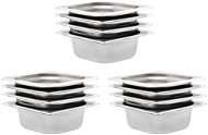 Gastro Containers 12 pcs GN 1/6 65mm Stainless-steel - Gastro Container
