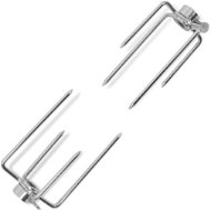 Grill Skewer Barbecue spit square 2 pcs steel - Grilovací jehla