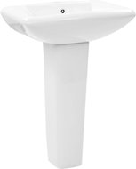 Freestanding washbasin pedestal ceramic white 580x470x200 mm 143003 - Washbasin