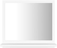 Kúpeľňové zrkadlo biele 40×10,5×37 cm drevotrieska 804553 - Zrkadlo