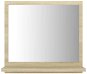 Mirror Bathroom mirror oak sonoma 40×10,5×37 cm chipboard 804556 - Zrcadlo