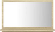 Kúpeľňové zrkadlo dub sonoma 60 × 10,5 × 37 cm drevotrieska 804565 - Zrkadlo