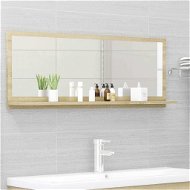 Koupelnové zrcadlo dub sonoma 100×10,5×37 cm dřevotříska 804592 - Zrcadlo