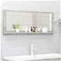 Koupelnové zrcadlo betonově šedé 100×10,5×37 cm dřevotříska 804593 - Zrcadlo